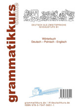 Wörterbuch Deutsch - Polnisch - Englisch Niveau B1