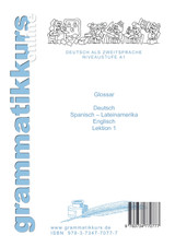 Wörterbuch Deutsch - Spanisch - Lateinamerika - Englisch A1 Lektion 1 Wörterbuch Deutsch - Spanisch - Lateinamerika - Englisch A1 Lektion 1
