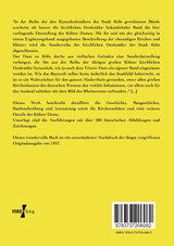 Die Kunstdenkmäler der Stadt Köln Die Kunstdenkmäler der Stadt Köln