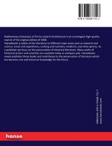 Rudimentary Dictionary of Terms Used in Architecture Rudimentary Dictionary of Terms Used in Architecture