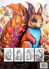 Autumn Squirrels Coloring Book for Adults Autumn Squirrels Coloring Book for Adults