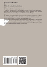 Historia eclesiástica indiana Historia eclesiástica indiana