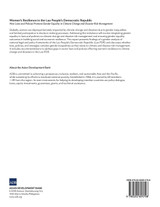Women's Resilience in the Lao People's Democratic Republic Women's Resilience in the Lao People's Democratic Republic