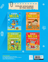 My Blue Mega Colouring book