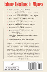 Labour Relations in Nigeria Labour Relations in Nigeria