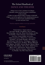 The Oxford Handbook of Dance and Theater The Oxford Handbook of Dance and Theater