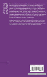 Politics in the Russian Regions Politics in the Russian Regions