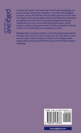 From Affectivity to Subjectivity