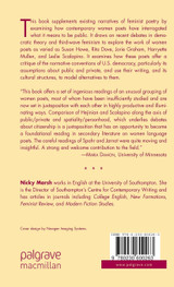 Democracy in Contemporary U.S. Women's Poetry Democracy in Contemporary U.S. Women's Poetry