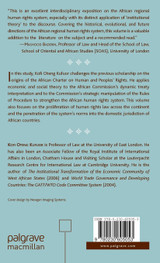 The African Human Rights System The African Human Rights System