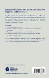 Recycled Ceramics in Sustainable Concrete