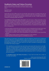 Handbook of Injury and Violence Prevention