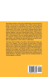 Classical Descriptive Set Theory Classical Descriptive Set Theory