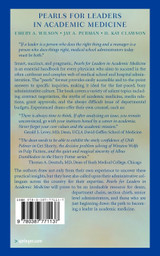 Pearls for Leaders in Academic Medicine