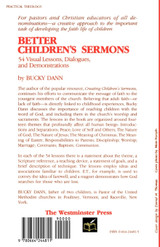 Better Children Sermons