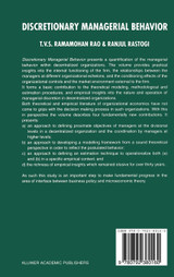 Discretionary Managerial Behavior