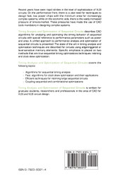 Timing Analysis and Optimization of Sequential Circuits