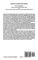 Arrovian Aggregation Models
