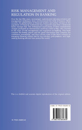 Risk Management and Regulation in Banking Risk Management and Regulation in Banking