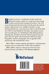 The Major League Pennant Races of 1916 The Major League Pennant Races of 1916