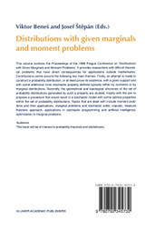 Distributions with given Marginals and Moment Problems