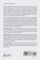 Renewing Rhetoric's Relation to Composition