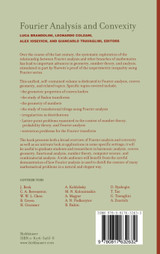 Fourier Analysis and Convexity