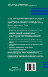 Variational Methods in Shape Optimization Problems