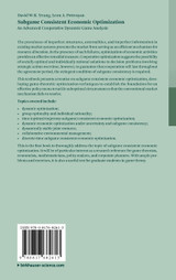 Subgame Consistent Economic Optimization