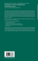 Optimization, Control, and Applications of Stochastic Systems