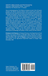 HACCP in Meat, Poultry and Fish Processing