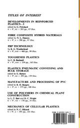 Developments in Reinforced Plastics