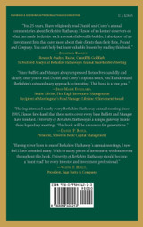 University of Berkshire Hathaway University of Berkshire Hathaway