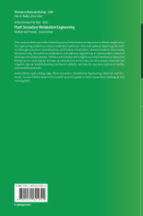 Plant Secondary Metabolism Engineering Plant Secondary Metabolism Engineering