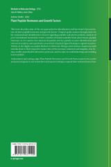 Plant Peptide Hormones and Growth Factors Plant Peptide Hormones and Growth Factors