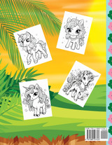Darling Ponies A Children's Unicorn Coloring Book