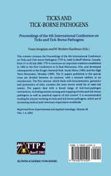 Ticks and Tick-Borne Pathogens Ticks and Tick-Borne Pathogens
