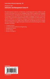 Informatics and Management Science VI