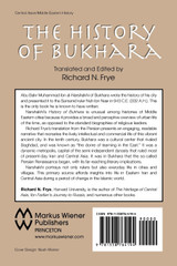 The History of Bukhara The History of Bukhara