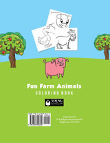 Fun Farm Animals Coloring Book