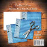 Pretty Blue Music Scrapbook Paper Pad 8x8 Decorative Scrapbooking Kit for Cardmaking Gifts, DIY Crafts, Printmaking, Papercrafts, Notes Lace Flowers Designer Paper Pretty Blue Music Scrapbook Paper Pad 8x8 Decorative Scrapbooking Kit for Cardmaking Gifts, DIY Crafts, Printmaking, Papercrafts, Notes Lace Flowers Designer Paper