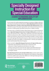 Specially Designed Instruction for Special Education Specially Designed Instruction for Special Education