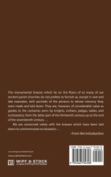 The Ornaments of the Ministers as Shown on English Monumental Brasses