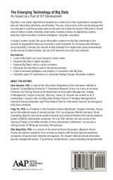 The Emerging Technology of Big Data The Emerging Technology of Big Data