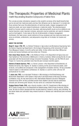 The Therapeutic Properties of Medicinal Plants The Therapeutic Properties of Medicinal Plants