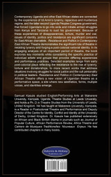 Resistance and Politics in Contemporary East African Theatre Resistance and Politics in Contemporary East African Theatre