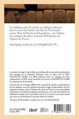 En politique point de justice, ou réplique judiciaire dans la cause des héritiers