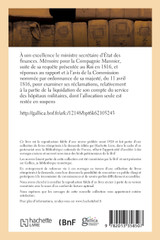 Mémoire pour la Compagnie Mannier, suite de sa requête présentée au Roi en 1816 Mémoire pour la Compagnie Mannier, suite de sa requête présentée au Roi en 1816