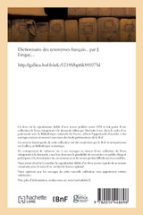 Dictionnaire des synonymes français Dictionnaire des synonymes français
