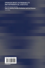 Topics in Infinitely Divisible Distributions and Lévy Processes, Revised Edition